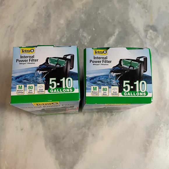 Tetra Whisper Internal Power Filter 5 To 10 Gallons BUNDLE of 2 - Picture 3 of 5